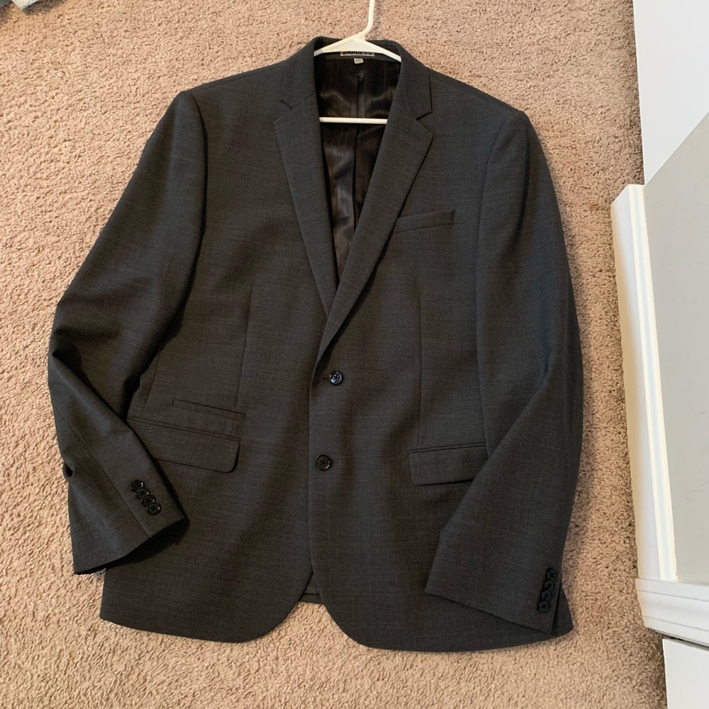 Express Dark Gray Suit Jacket - image 4